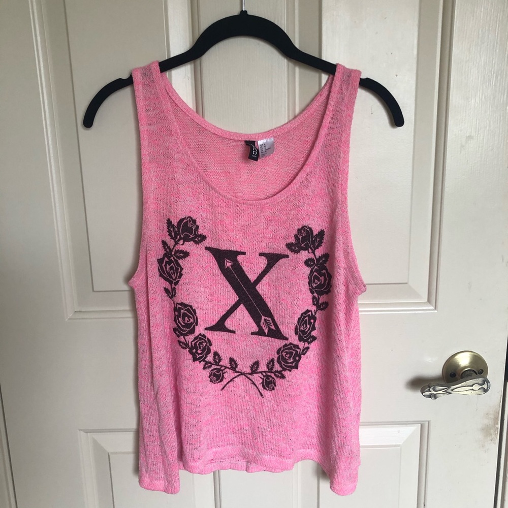Rose tank top
